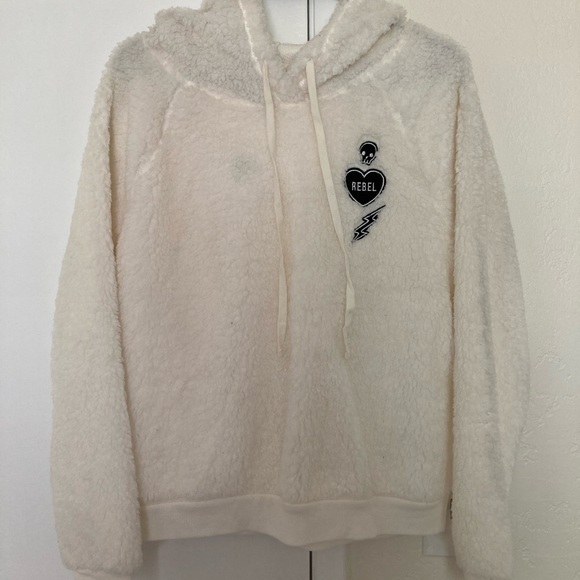 Modern Lux fuzzy hoodie - Picture 1 of 4